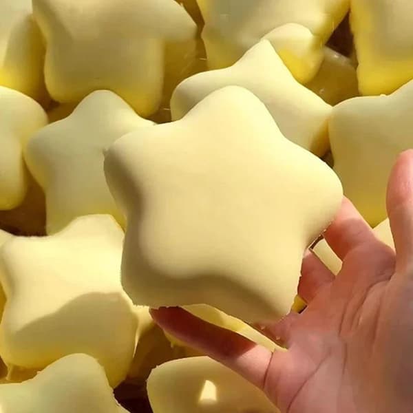 Kawaii Stjerne Leketøy e Sakte Rebound Våte Myke Stressavlastende Leker A2