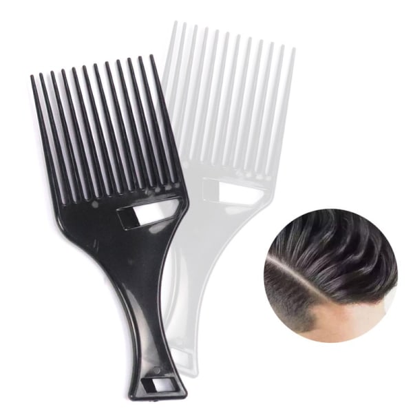 1Pc Wide Brush Pick Kamgaffel Hårbørste Sett inn Hårkam Plast B