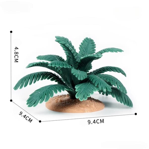 1 st simulerad brödfrukt kokospalm stubbe baobab kaktus A2