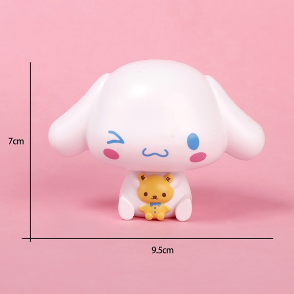 Kuromi Plastic Kake Dekorasjon Bake Leker Big Eared Dog Kitten A2