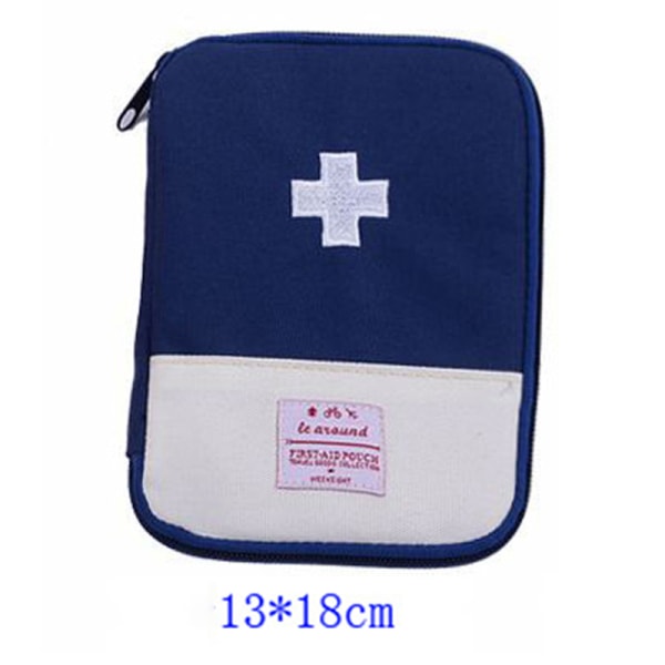 e Mini kannettava lääkelaukku First Aid Kit First Aid Kit Stora blue L