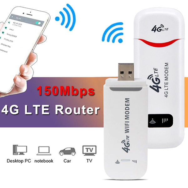 4G LTE USB Modeemi Dongle 150 Mbps lukitsematon langaton langaton verkko Red