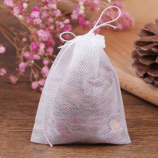 100 kpl/eräpussit Teepussit Infuser String Heal Seal 7 x 9cm