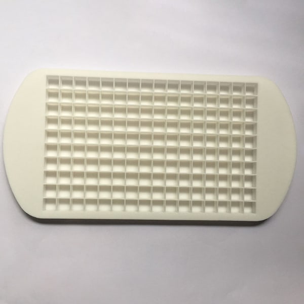 160 Cavity Silikonitanko Jääpalatarjotin Jääkuutioita Small Square Ic White