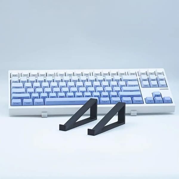 1 par bærbare tastaturforhøjere Black