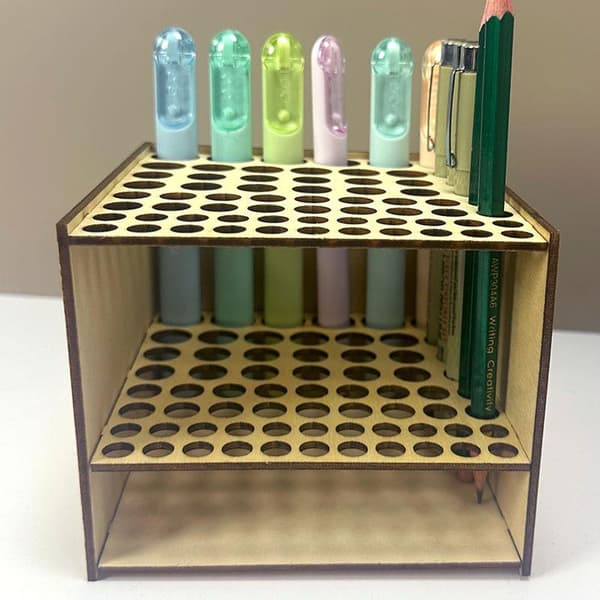 1 sett tre børsteholder 67-spors premium dobbeltlags kunstner D A2