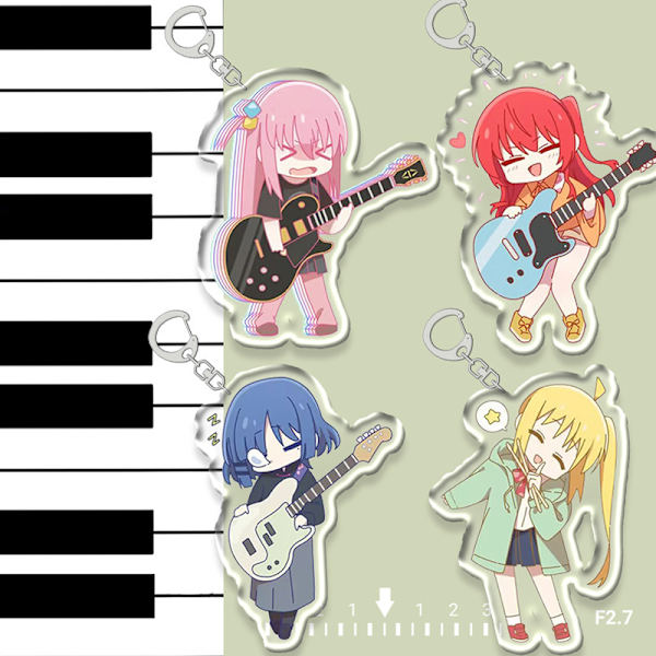 Bocchi The Rock Gotou Hitori Anime Akryyli Avaimenperä Col 08