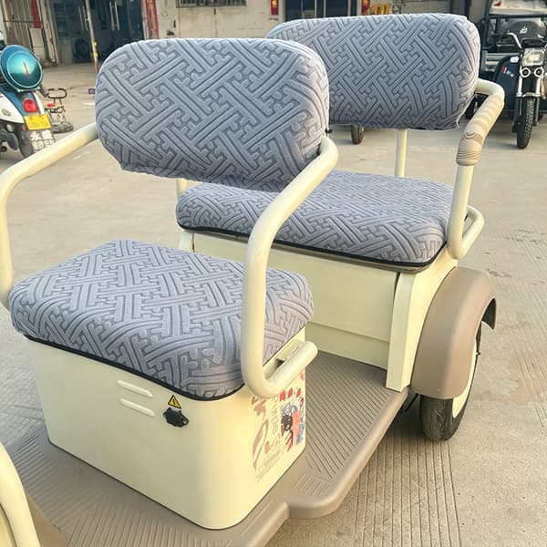 Sittdyna för eldriven trehjuling, universell sittdyna för trehjuling beige