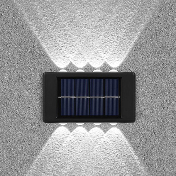 Aurinkoenergian seinävalaisin ulkokäyttöön vedenpitävä ylös ja alas  valaiseva valaisin A4 cebb | A4 | Fyndiq