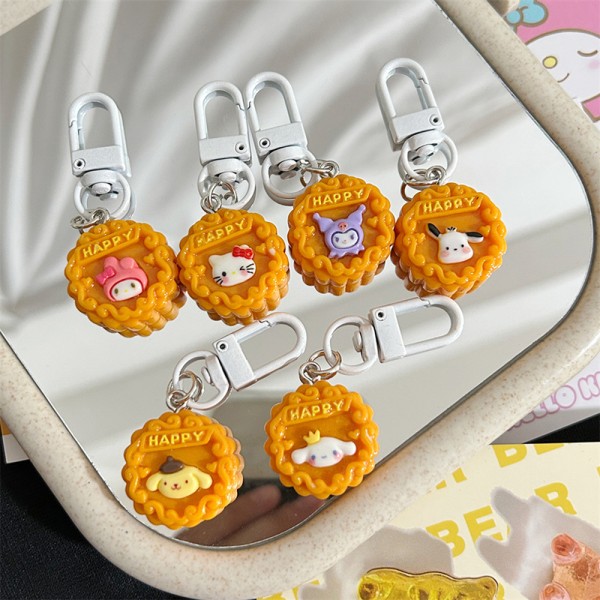 Midhöstfestivalen Mooncake Nyckelring Sanrio Bag Pendant Keyhol