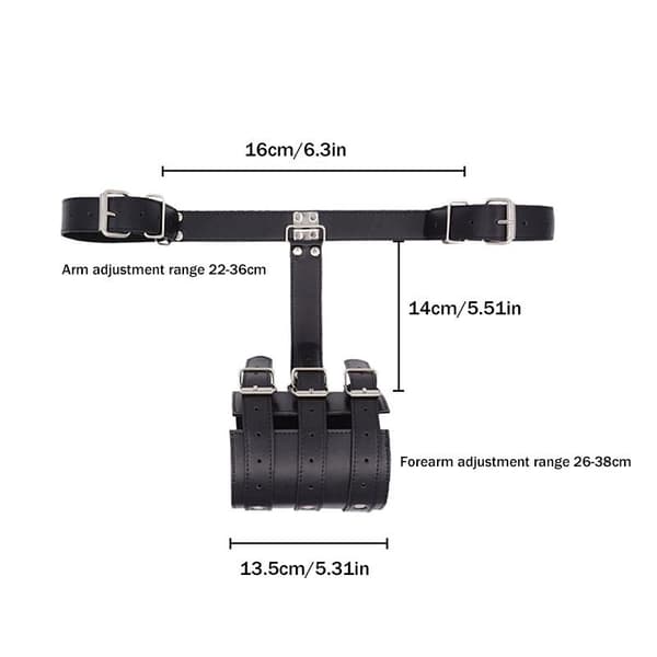 Håndjern Bondage Håndledd Mansjetter Armbinder Restriksjoner A