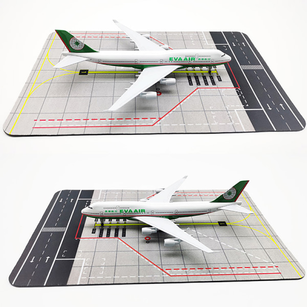 Flygplansmatta Runway Förkläde Lämplig för 1:400 modell flygplan Sim