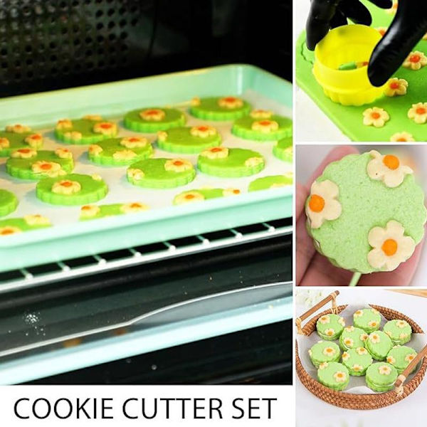 1Set Cupcake Flera Former Kakformar Plast Tårtform DIY C E