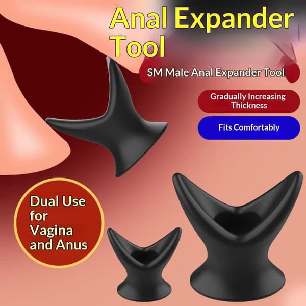 Hul Anal Buttplug Med Stopper Spekulum Anus Dilatator Udvid L