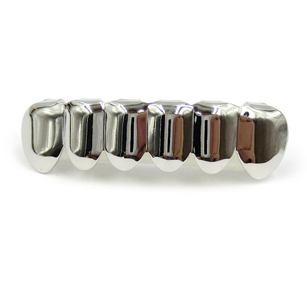 Uudet mukautetut 14k kullatut Hip Hop Grillz -lippikset ylä- ja alaosasta 4