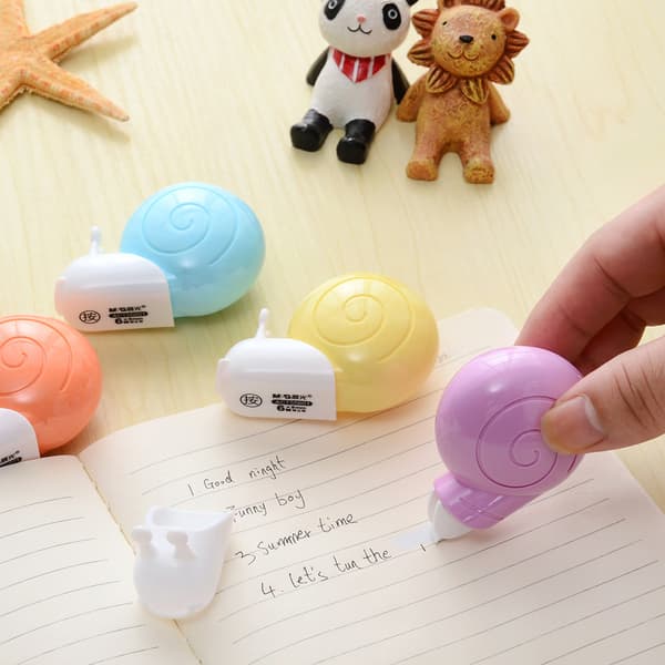 Creative Cartoon e Animal Snails Correction Tape e Animal Stati