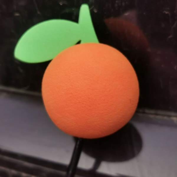 1 STK e Orange Antenne Balls Plysj EVA Foam Aerial Toppers Car De