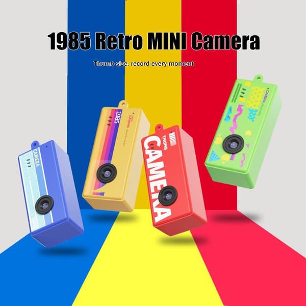 Mini CCD Retro Tommelkamera Studentfotografering Videoopptak Red