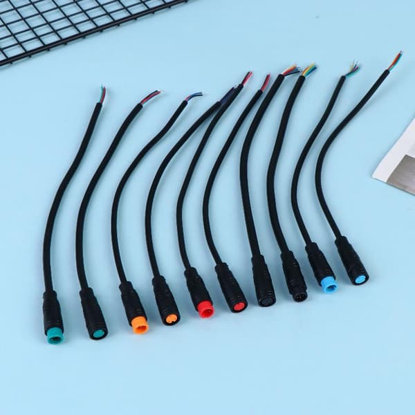 Svart Ebike Tilbehør Valgfri Kabel Base Kobling Vanntett A4