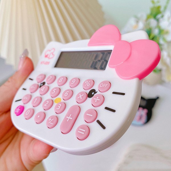 e Cartoon Calculator Kawaii Portable Office Learning Supplies C A1