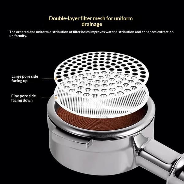 Espresso Puck Magnetisk Kit Kaffefilterholder Stativ 51mm 53mm B