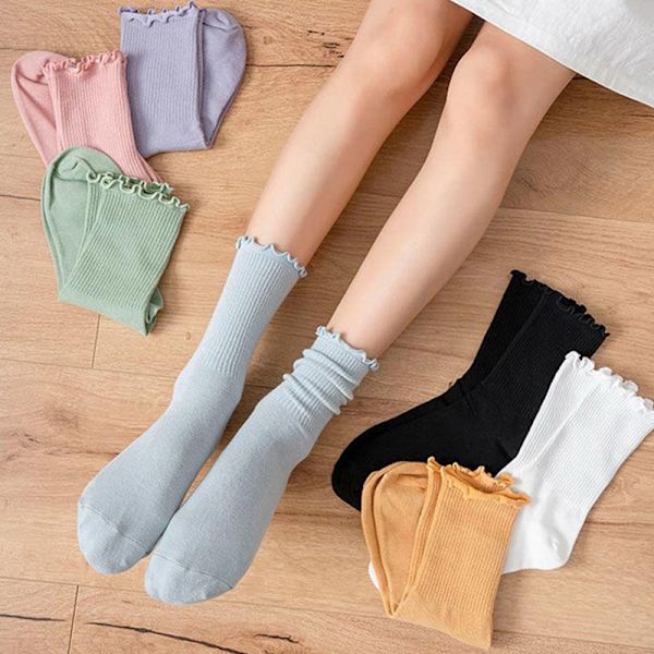 e Ruffle Sukat Puuvilla Muoti Casual , Monipuolinen Naisten Muualla A3