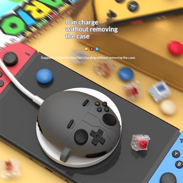 Fodral för Huawei FreeBuds 6 Shank 3D Gamepad Spelfodral Skydd Light gray