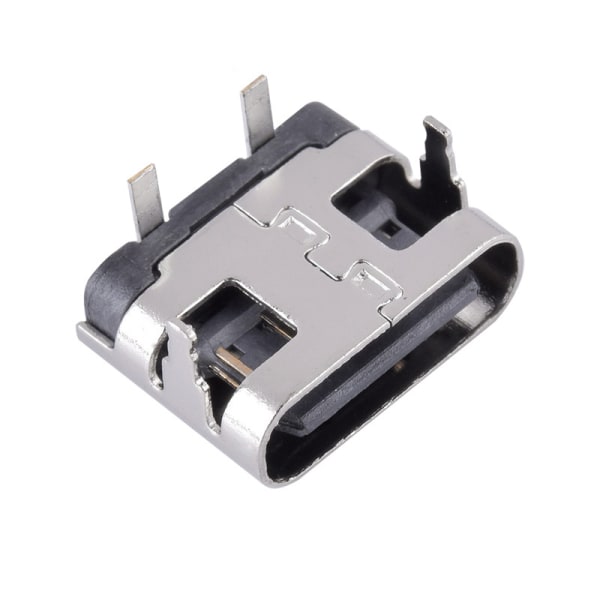 10 Stk 2 Pins Micro Type C-kontakt USB 3.1 Type-C hunn