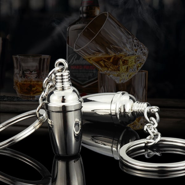 Fashion Personality Bar Vintøy Bartender Nøkkelring Festgave A2