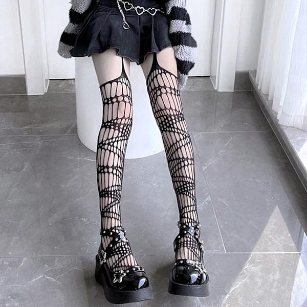 Hule netstrømper Strømpebukser Damer Full Body Fishnet