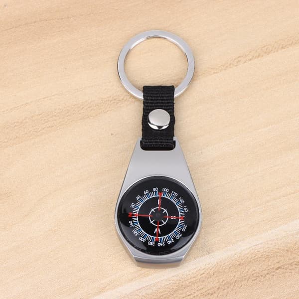 Kompas Nøglering Metal Karabinhage Kompas Nøglering Camping Naviga 1Pcs