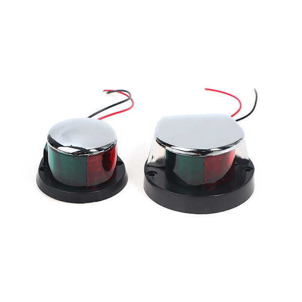 Båtljus Röd & Grön 12V LED Bow Navigation Light Sailing S L