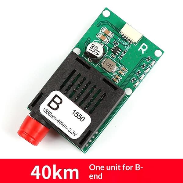 TTL optisk transceivermodul DC 5V5 26V FC-grensesnitt for drone 40kmB