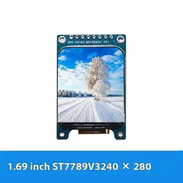 1.69 LCD IPS farvedisplaymodul ST7789 controllerdriver SPI A1