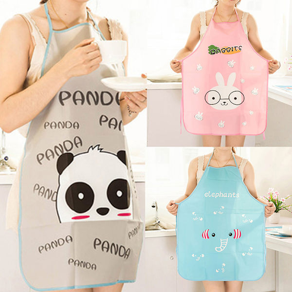 Etusivu Naiset Vedenpitävä e Sarjakuva Keittiö Ravintola Ruoanlaitto Bib Purple Panda