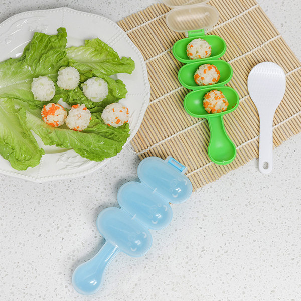 1 stk Rice Ball Shaker Ball Diy Sushi Form Sfærisk Små Ris Orange