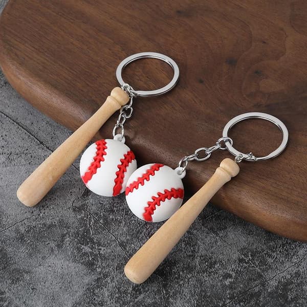 Baseball-avaimenperä, baseball-riipus, auton avaimenperä, laukkukoru A2