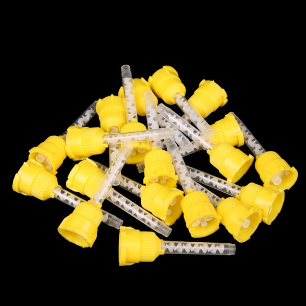 50/100 Stk Silisium Dental Impression Materiale Bland Hode Nozz Mix 50pcs 7001s + 50pcs Tip