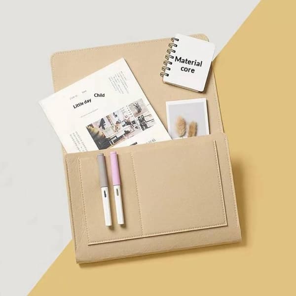 1 stk. oppbevaringsveske til nattbord big light gray