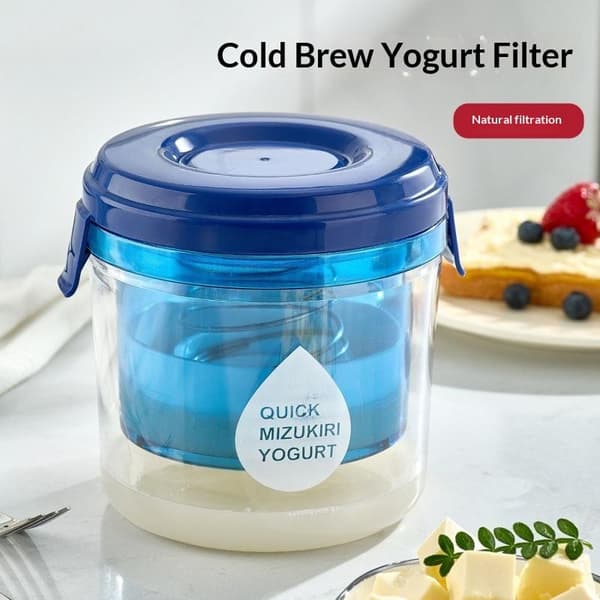 Yoghurtssil Snabbfiltrering Enkel Användning Förseglad L Blue