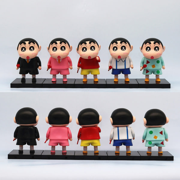 PVC-staty Modell Rose Crayon Shin-chan Figur Nohara Shinosuke White