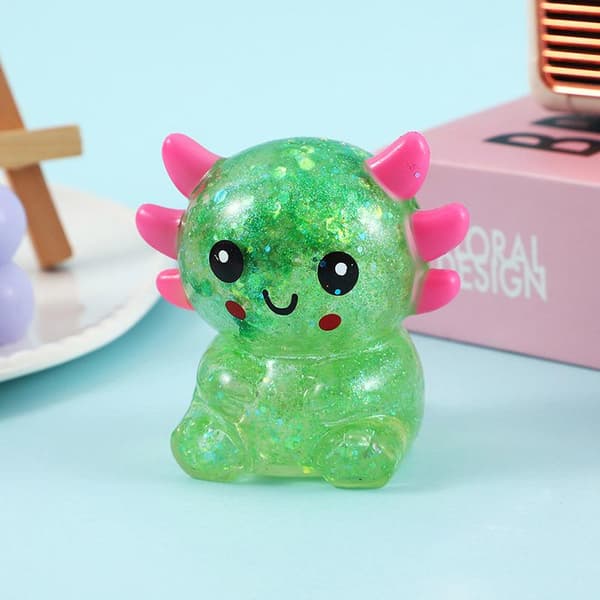 1 st Axolotl Stressbollar Squishy Sensorisk Fidgetleksak e Djur 2