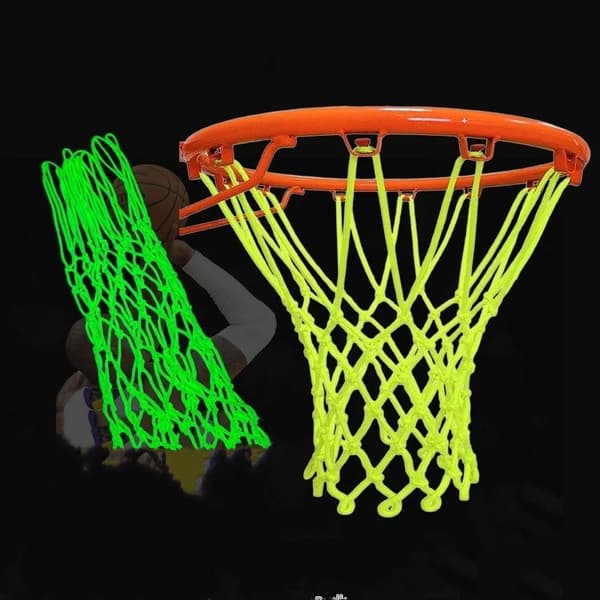50CM Standard Lysende Basketballnet Grøn Fluorescerende Basketb A2