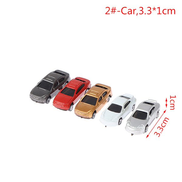 1:100-200 Dockhus Miniatyrbil Lastbilscontainer Modellbilleksak 2#-Car,3.3*1cm