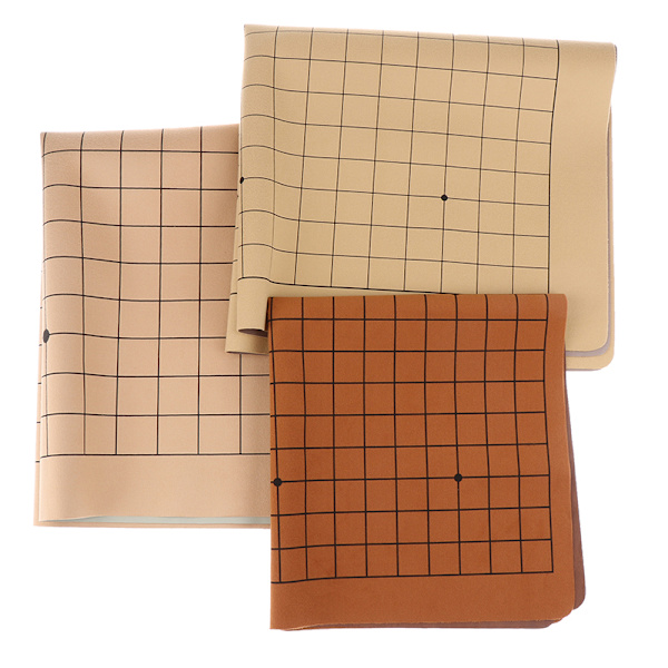 PU Leather Go Game Shakkilautalautapeli 2,2 cm:n nappulalle One S 53X61CM