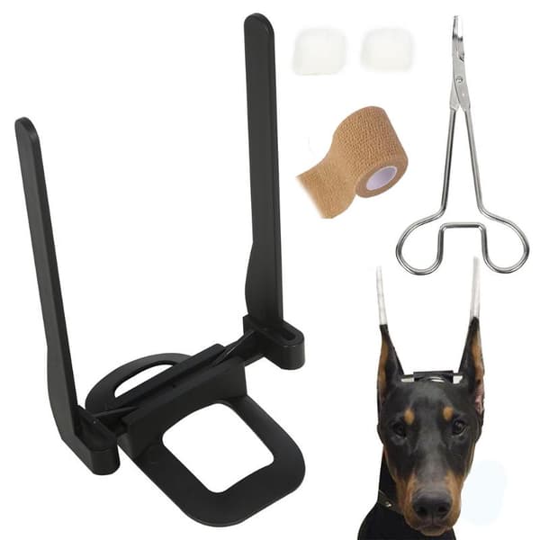 1 sett hund øre stativ fast støtte korreksjon Doberman øre stativ A3