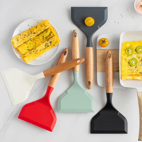 1st Silikonspatel Köksredskap Köttägg Köksskrapa Gray