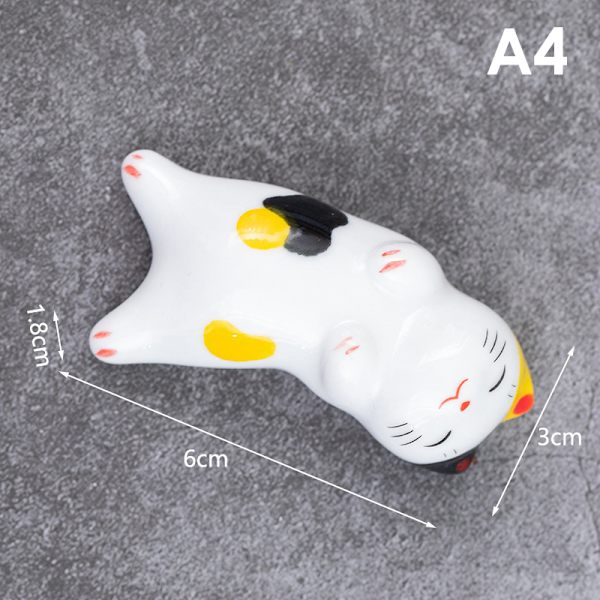 Lucky Cat tikkujen pidike Keraamiset tikut Keraamiset kodinsisustus A4