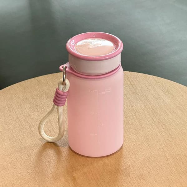 380ML Sportvattenflaska med stor kapacitet, gradientfärg Light blue