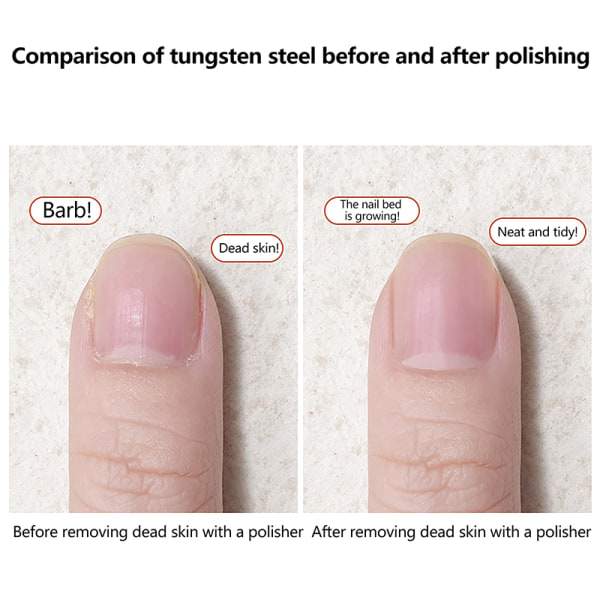 Tungsten Steel Nail Art Borrbit Gel Pedikyrborttagning Rotary M C Radium color
